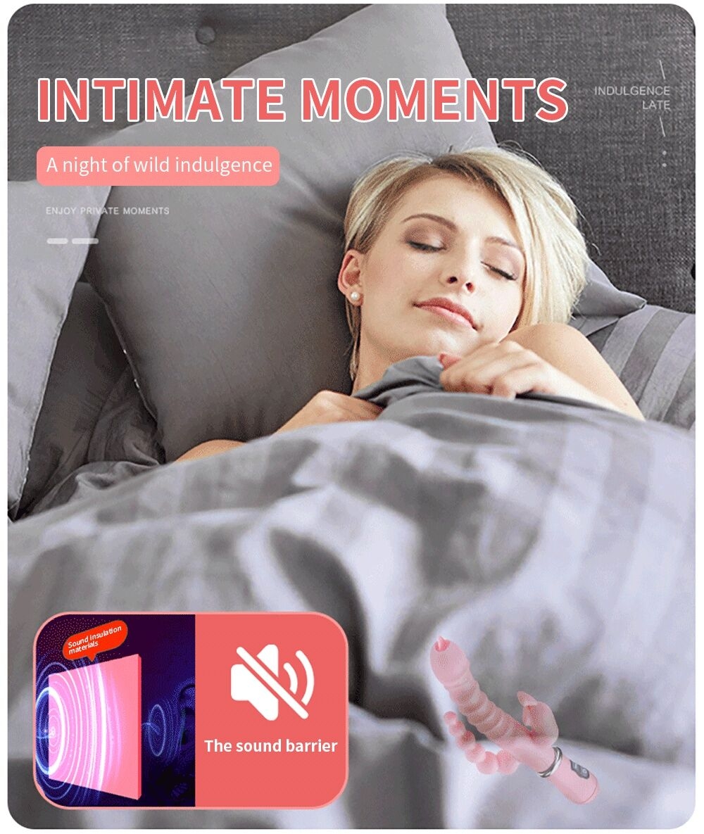SEXTOYS Sextoys Vibromasseur 3 En 1 Pour Femmes, 12 Modes De Vibration, Gode, Stimulateur De Clitoris-12