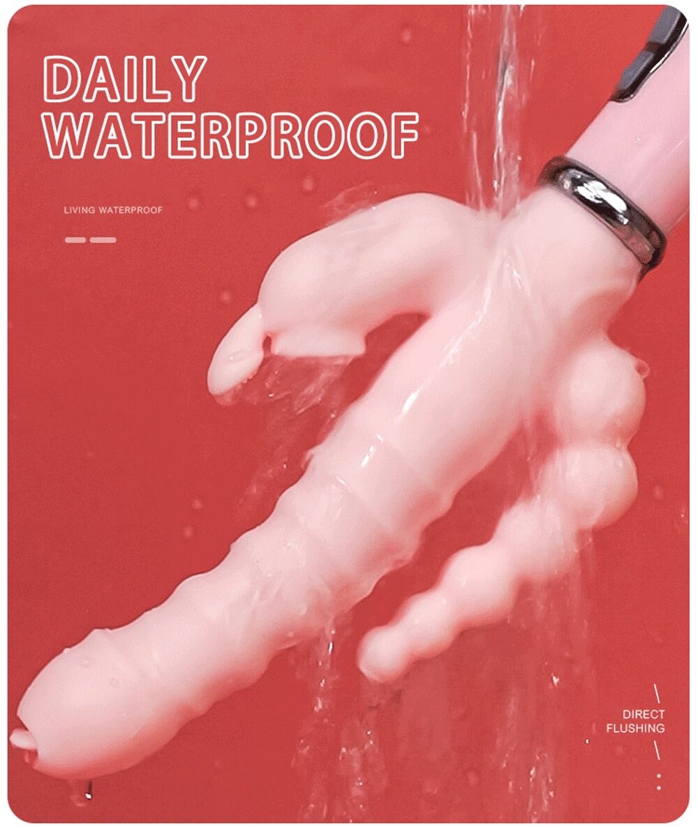 SEXTOYS Sextoys Vibromasseur 3 En 1 Pour Femmes, 12 Modes De Vibration, Gode, Stimulateur De Clitoris-13