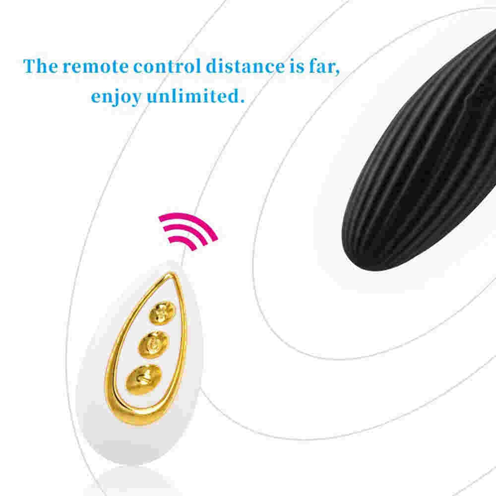 SEXTOYS Vibromasseur à Point G Et Stimulateur Clitorique Sans Fil Pour Femmes, Télécommande Appliquée -- Noir-10