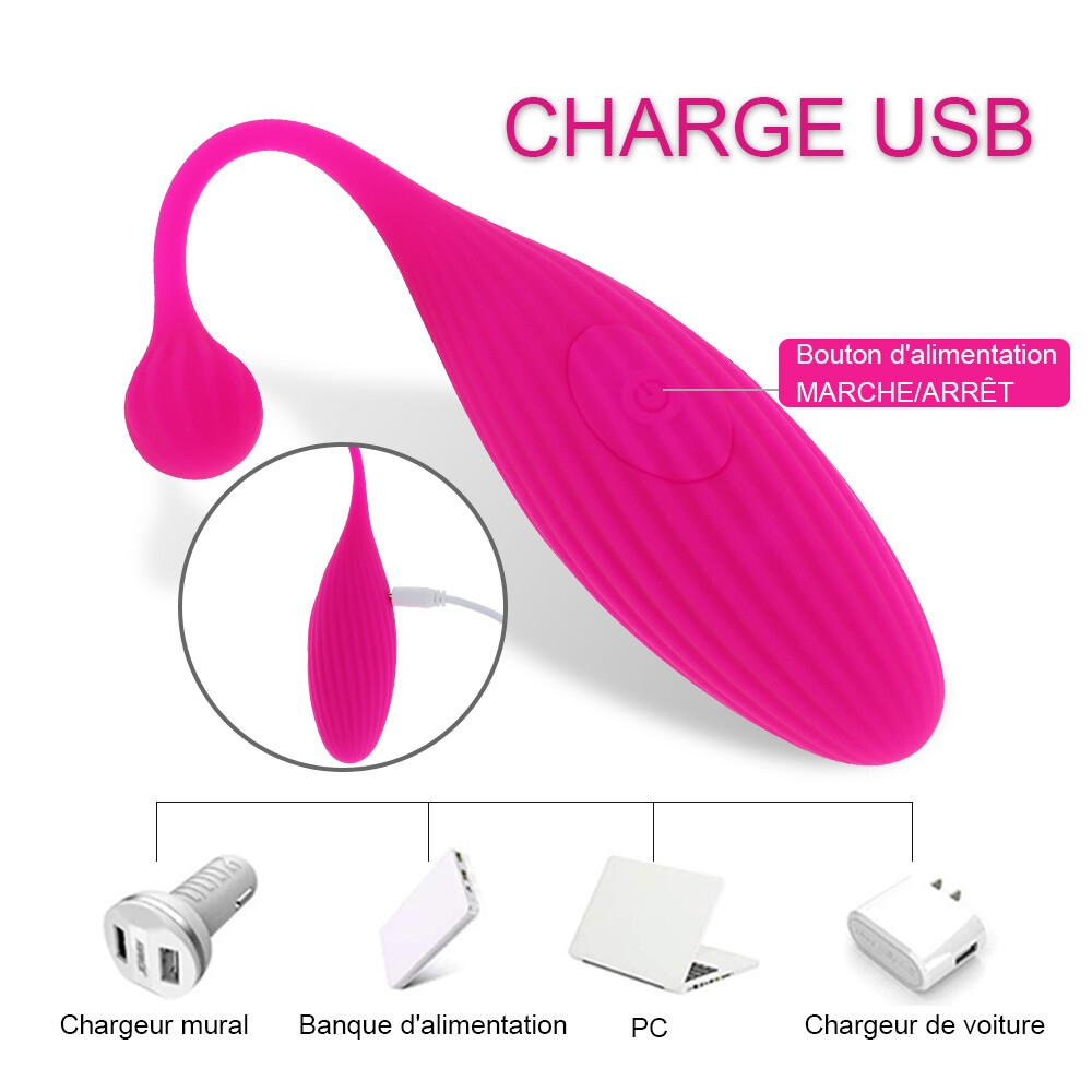 SEXTOYS Vibromasseur à Point G Et Stimulateur Clitorique Sans Fil Pour Femmes, Télécommande Appliquée -- Noir-14