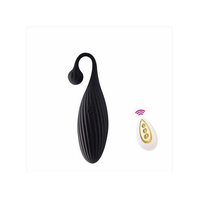 SEXTOYS Vibromasseur à Point G Et Stimulateur Clitorique Sans Fil Pour Femmes, Télécommande Appliquée -- Noir-3