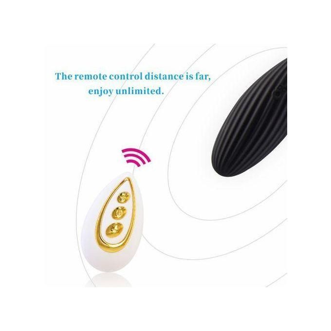 SEXTOYS Vibromasseur à Point G Et Stimulateur Clitorique Sans Fil Pour Femmes, Télécommande Appliquée -- Noir-6