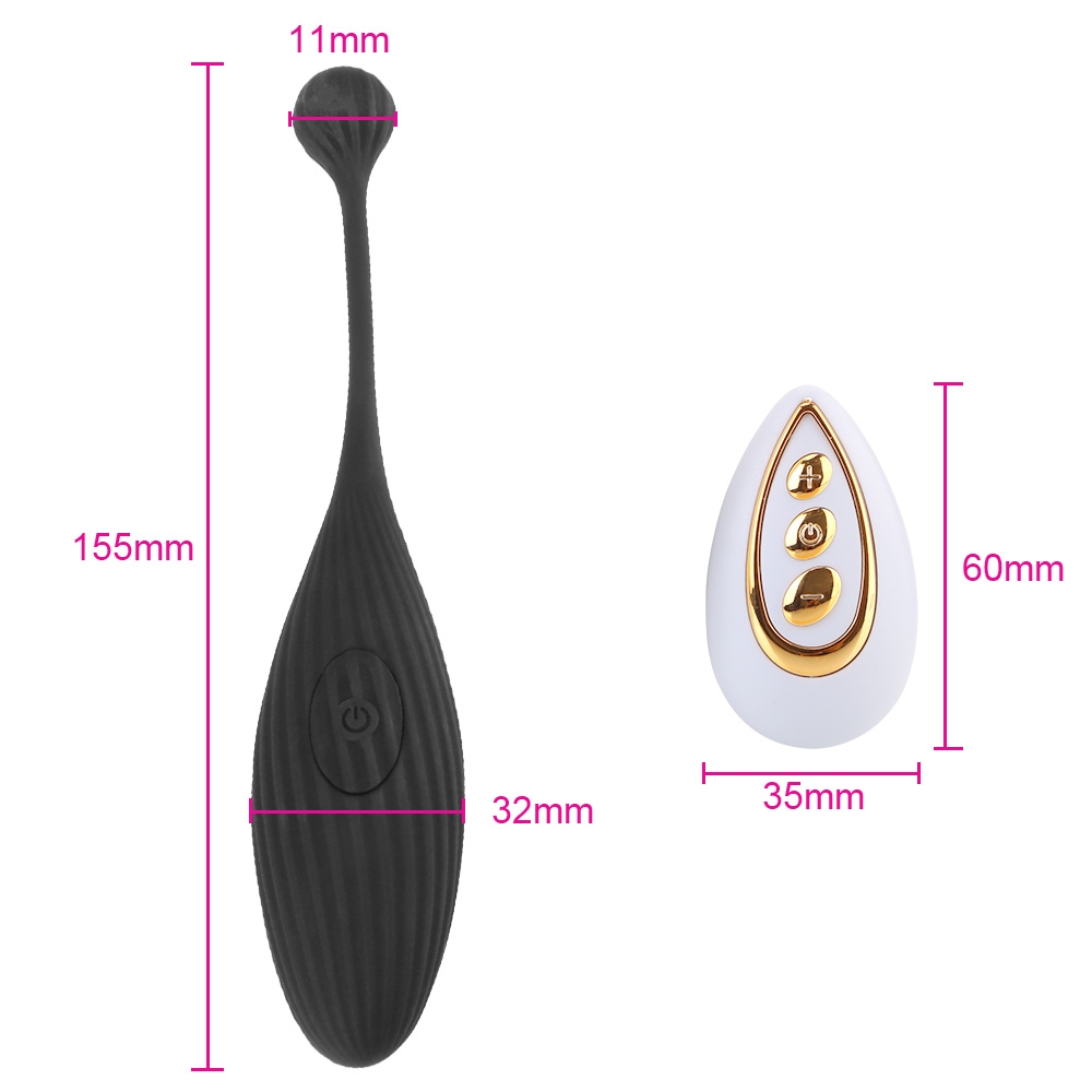 SEXTOYS Vibromasseur à Point G Et Stimulateur Clitorique Sans Fil Pour Femmes, Télécommande Appliquée -- Noir-9