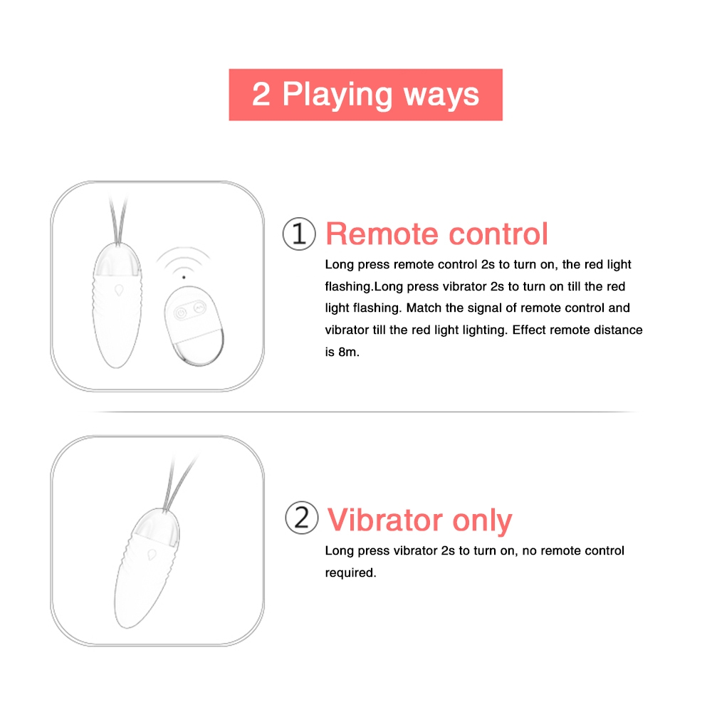SEXTOYS Vibromasseur à Télécommande,10 Vitesses œuf De Saut, Stimulateur Clitoridien--15