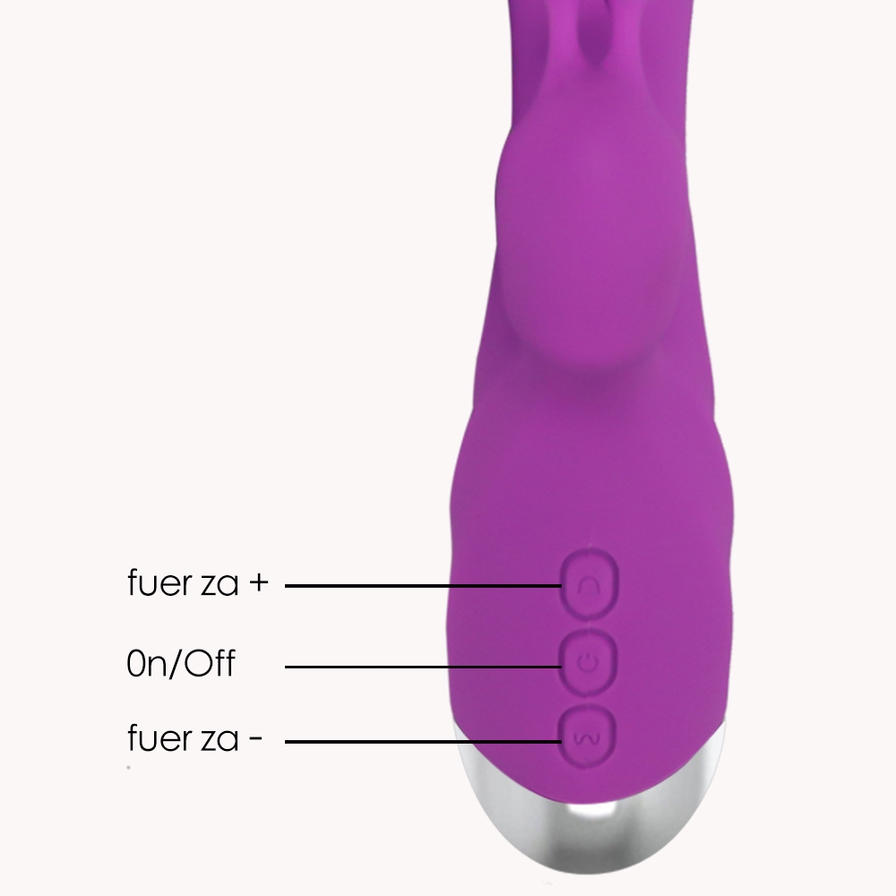 SEXTOYS Vibromasseur rechargeable pour point G et clitoris avec 10 modes de vibration-10