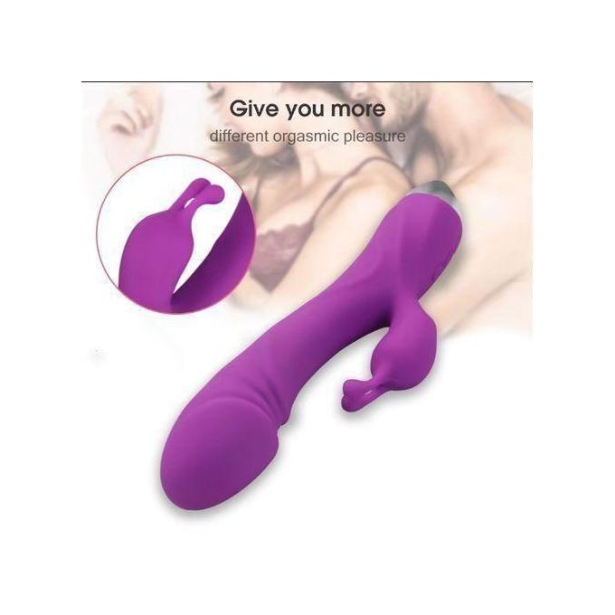 SEXTOYS Vibromasseur rechargeable pour point G et clitoris avec 10 modes de vibration-4