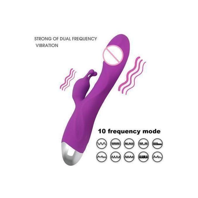 SEXTOYS Vibromasseur rechargeable pour point G et clitoris avec 10 modes de vibration-8