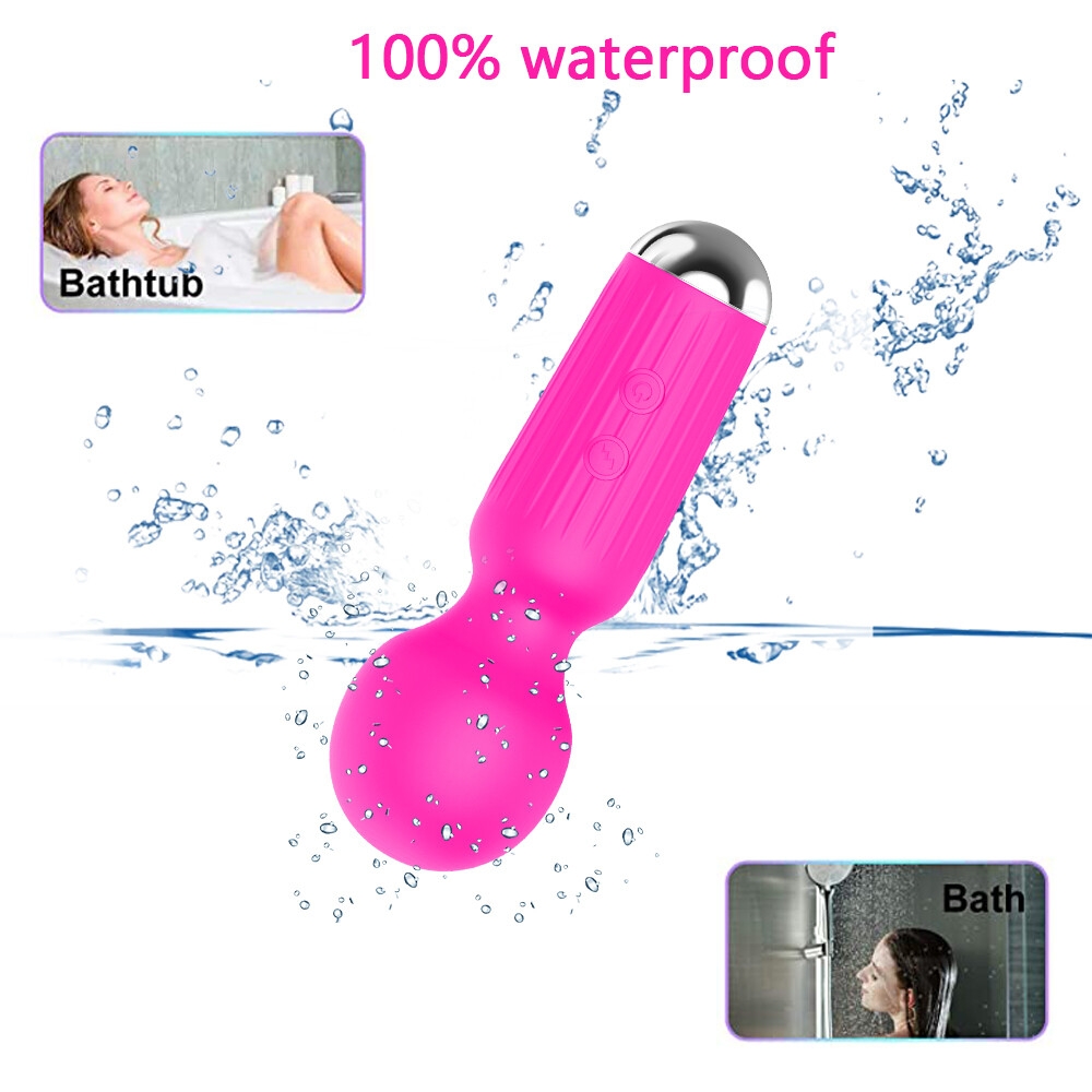 Stimulateur Clitoridien Point G Féminin Mini Vibromasseur 20 Vitesses Silicone Souple AV Vibrateur Adulte Sexy Jouet-rose-11