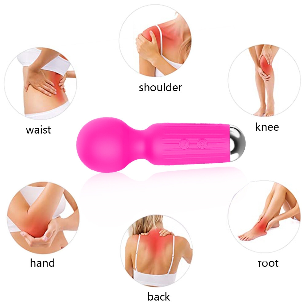 Stimulateur Clitoridien Point G Féminin Mini Vibromasseur 20 Vitesses Silicone Souple AV Vibrateur Adulte Sexy Jouet-rose-12