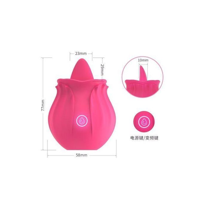 Vibrateur Pour Lécher La Langue Et Masser Les Mamelons Jouet Sexuel-4