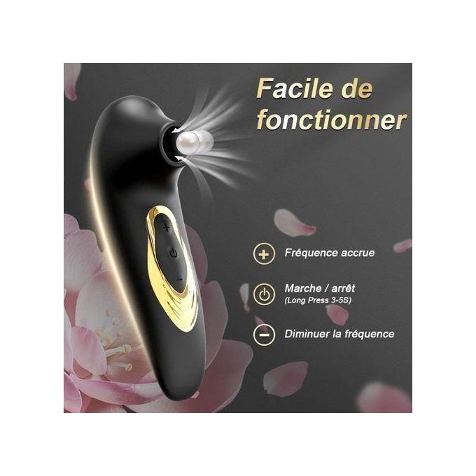 Vibromasseur à Succion Pour Clitoris Et Mamelon Féminin, Stimulateur Oral Sous Vide, Puissant, Jouets Sexuels, Produits Pour Adultes-3