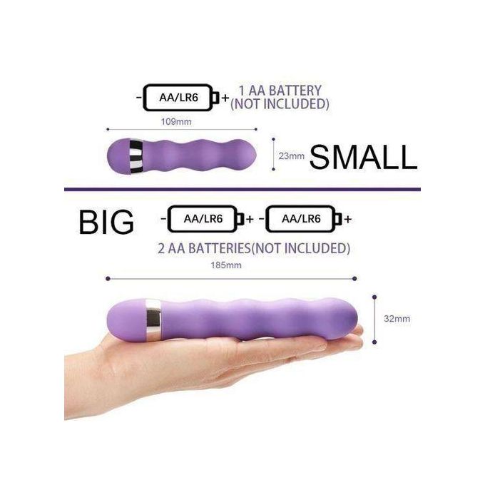 Vibromasseur Dildo Grand Jouet Sexuel - Violet-2