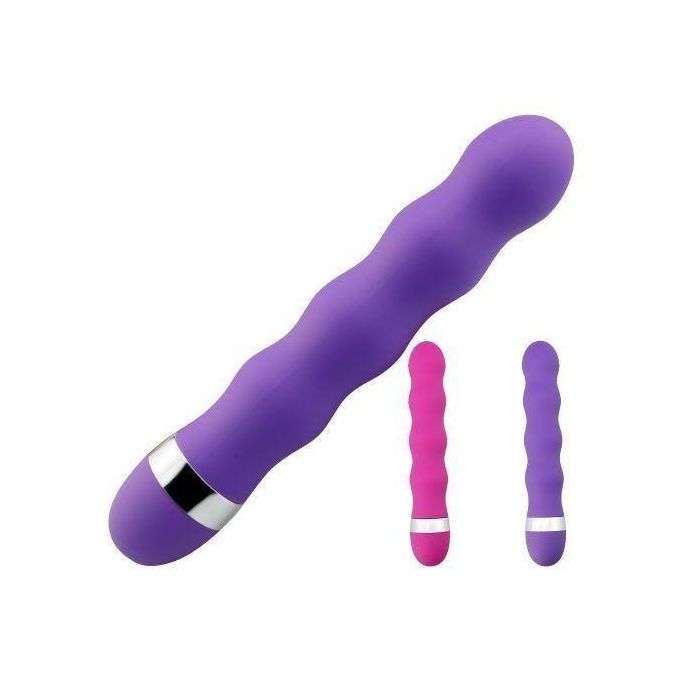 Vibromasseur Dildo Grand Jouet Sexuel - Violet-4