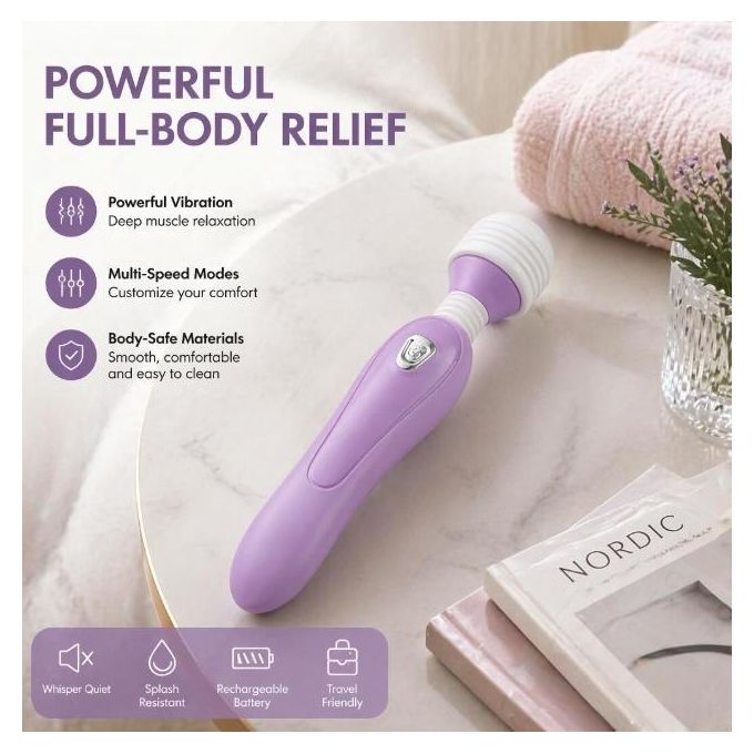 Vibromasseur Féminin - Stimulateur Clitoridien -Masseur Point G - Jouets Sexuels Féminins-1