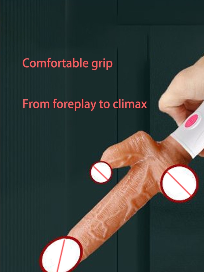 Vibromasseur Jouets Sexuels pour Adultes Haute Fréquence, Produit Sexe Pénis Réaliste, Masturbateur Féminin Comme une Rose Épanouie-12