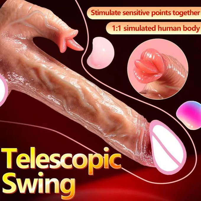 Vibromasseur Jouets Sexuels pour Adultes Haute Fréquence, Produit Sexe Pénis Réaliste, Masturbateur Féminin Comme une Rose Épanouie-7