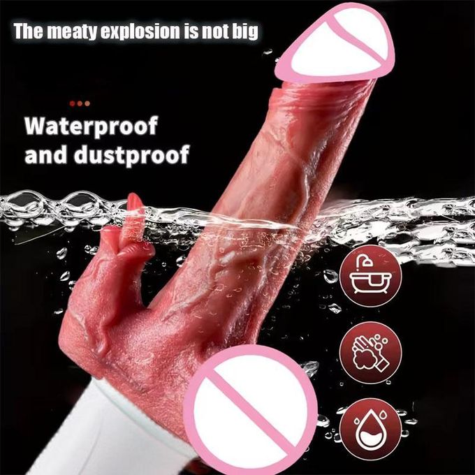 Vibromasseur Jouets Sexuels pour Adultes Haute Fréquence, Produit Sexe Pénis Réaliste, Masturbateur Féminin Comme une Rose Épanouie-8