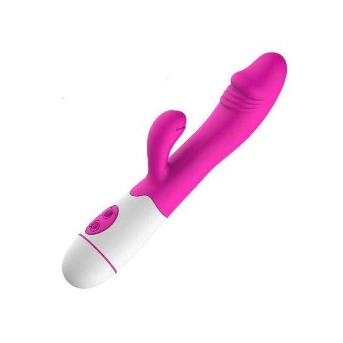Vibromasseur lapin rechargeable multi-vibr ations-1