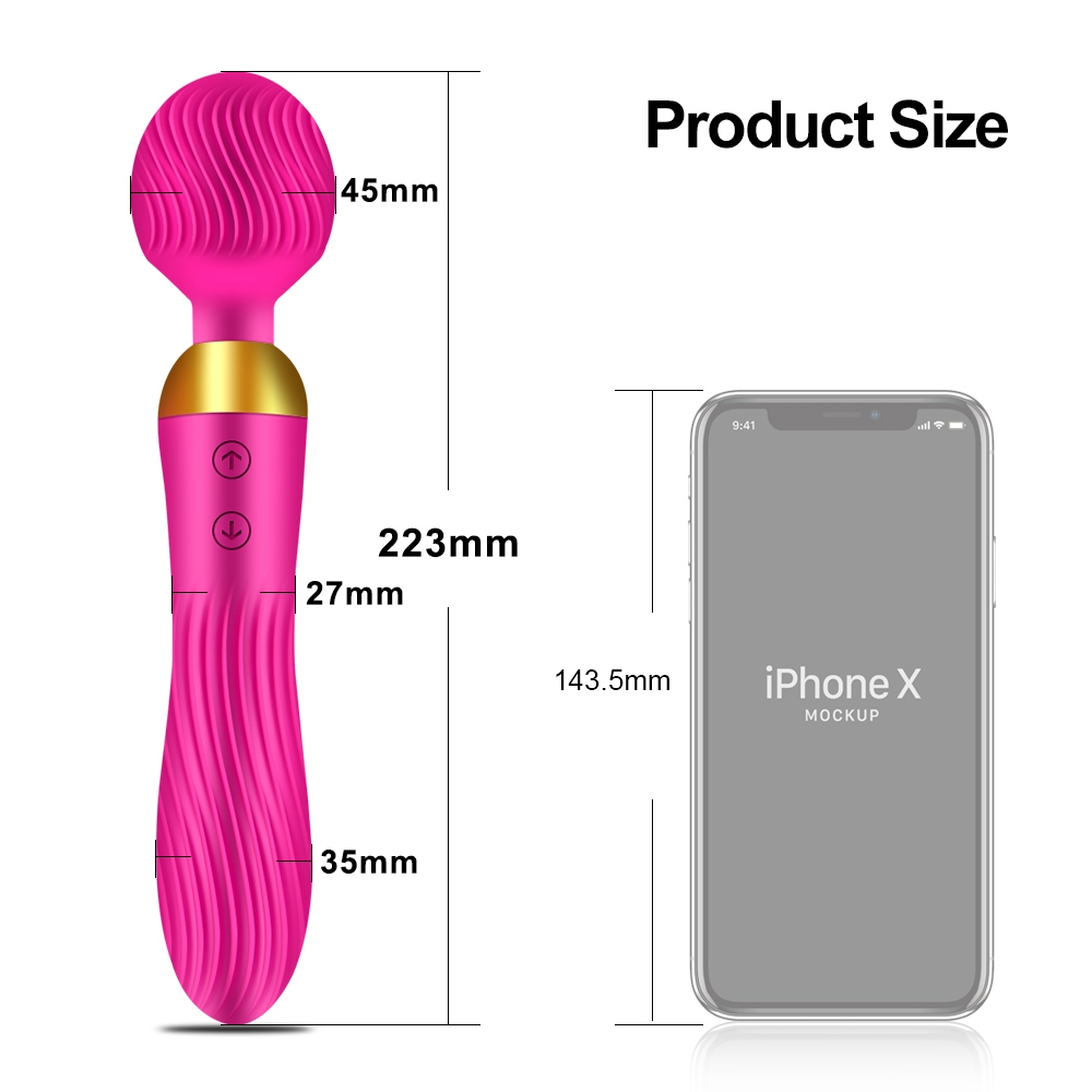Vibromasseur magique puissant à 18 vitesses pour femme, stimulateur de clitoris, point G, gode, jouets sexuels pour adultes-10