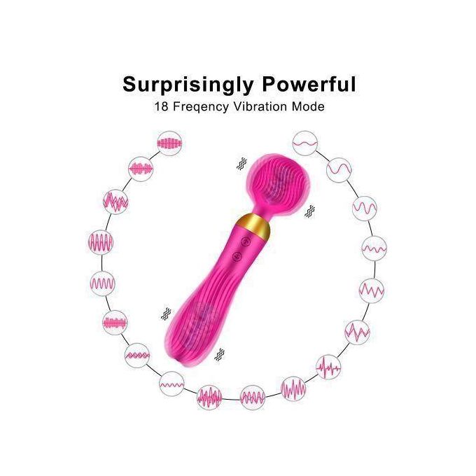 Vibromasseur magique puissant à 18 vitesses pour femme, stimulateur de clitoris, point G, gode, jouets sexuels pour adultes-3