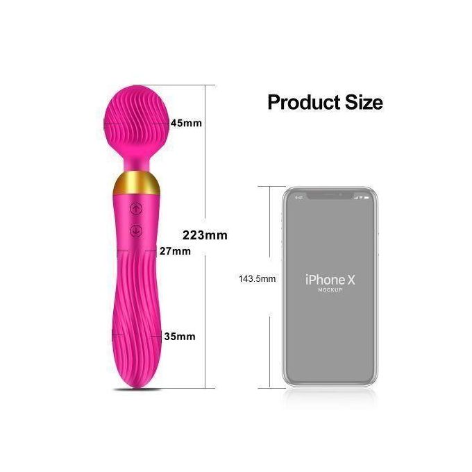 Vibromasseur magique puissant à 18 vitesses pour femme, stimulateur de clitoris, point G, gode, jouets sexuels pour adultes-5