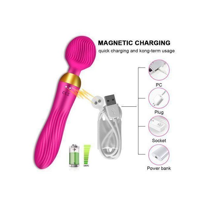 Vibromasseur magique puissant à 18 vitesses pour femme, stimulateur de clitoris, point G, gode, jouets sexuels pour adultes-6