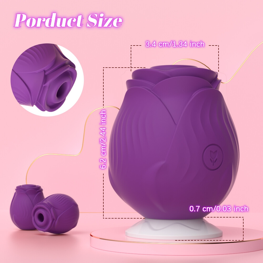 Vibromasseur Pour Femmes - Rose-8
