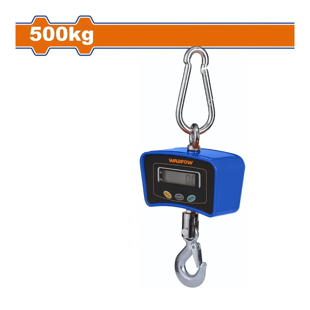 WADFOW Balance à grue électronique 500 kg avec écran LCD