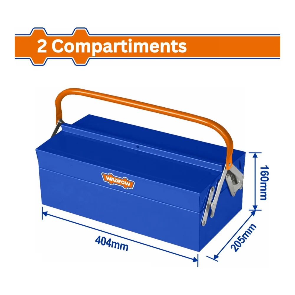 WADFOW Caisse à outils 2 compartiments