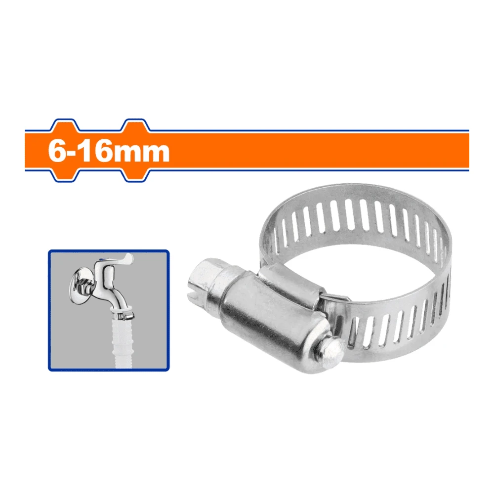 WADFOW Collier de serrage americain 6-16mm 50pcs