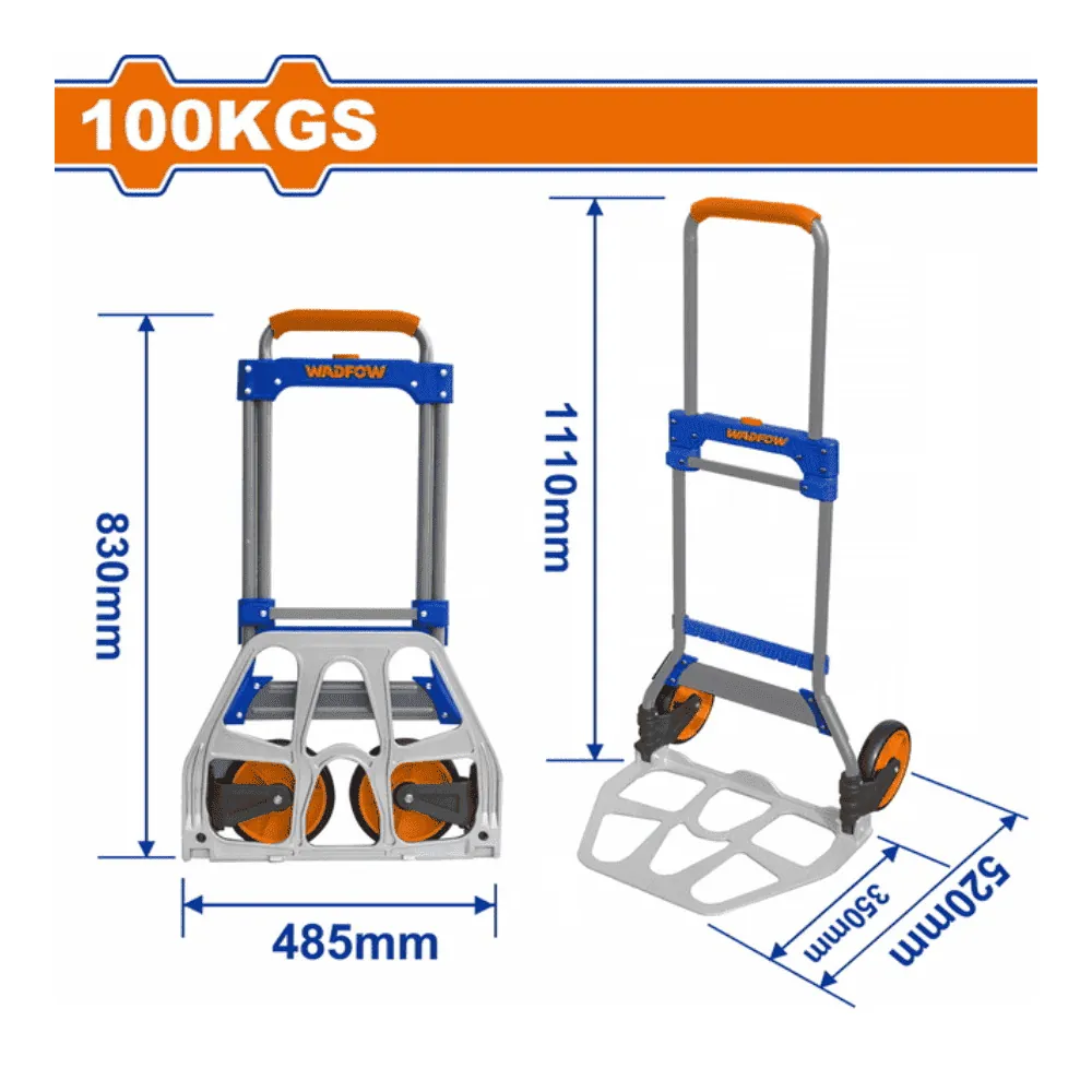 WADFOW Diable pliable en aluminium 100 kg