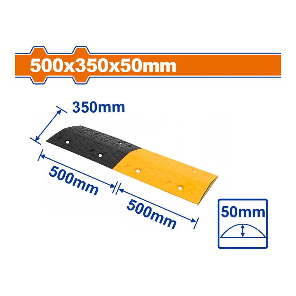 WADFOW Dos d’âne ralentisseur 1000 × 350 × 50 mm