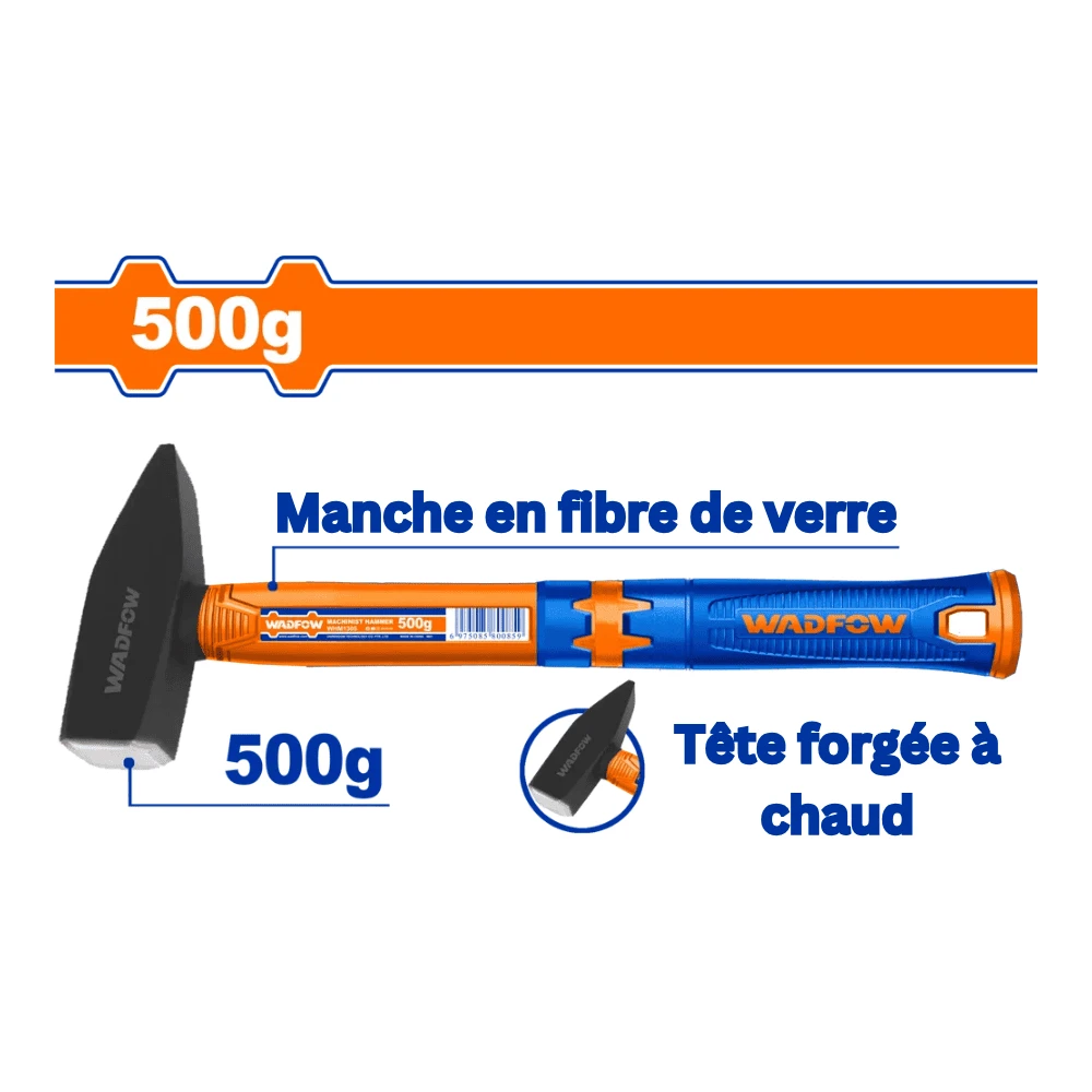 WADFOW Marteau de machiniste 500g