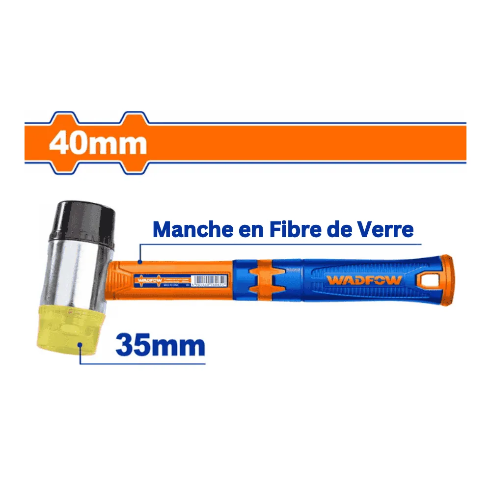 WADFOW Marteau maillet 40 mm
