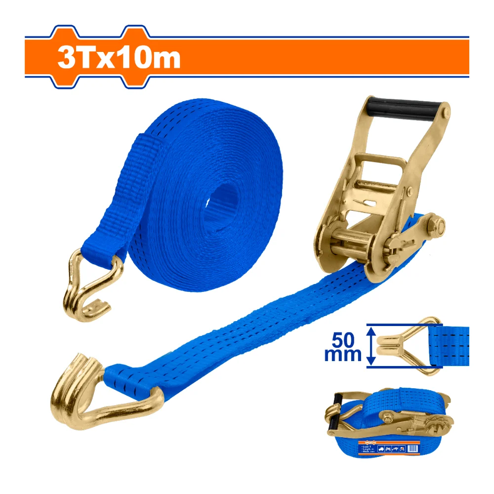 WADFOW Sangle de levage 3 tonnes × 10M avec crochet en J
