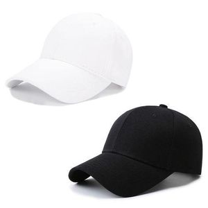 2 Casquettes tendance : sportive, urbaine et élégante - Blanc et Noir