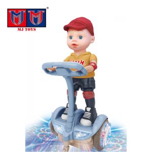 Belle poupée à la mode 360 rotative électrique Balance rotative avec musique et lumière amusant pour tout-petit Rc Balance Station garçon voiture