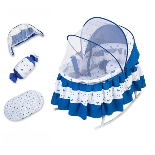 Berceau écologique pour bébé avec moustiquaire 3en1