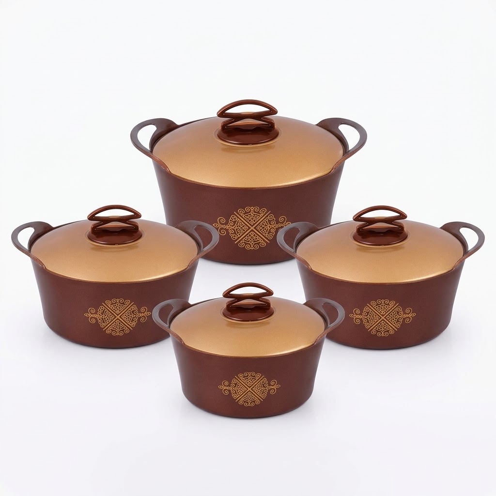 Ensemble de 4 casseroles isothermes