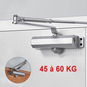 ferme-porte Automatique hydraulique en aluminium moderne - 40 à 65 KG