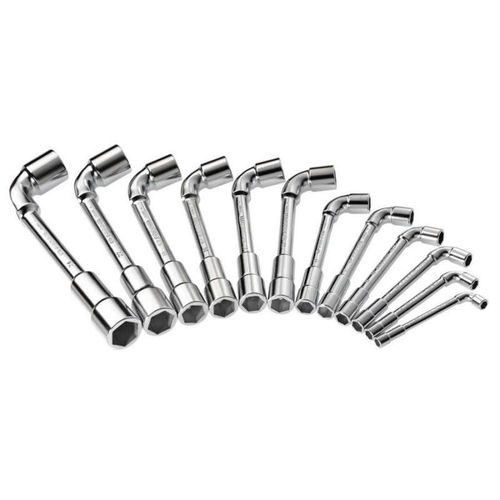 Jeu De 12 Clés à Pipe Débouchées 6 Pans X 6 Pans De Haute Qualité Garantie à Vie Finition Mat. Dimension: 7 – 8 – 10 – 11 – 12 – 13 – 16 – 17 – 18 – 19 – 22 – 24 Mm