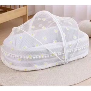 Lit De Bébé Pliable Avec Moustiquaire