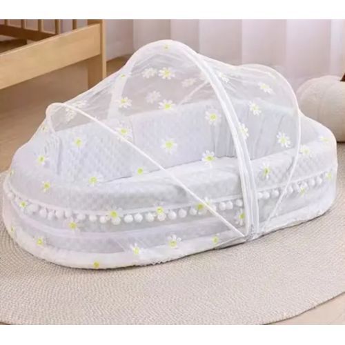 Lit De Bébé Pliable Avec Moustiquaire