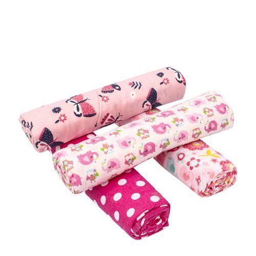 Lot De 4 Draps Pour Bébé - Multicolore