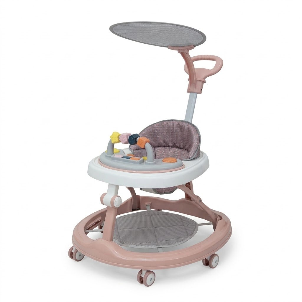 Marche-Bébé Circulaire Avec boîte musicale Multifonction