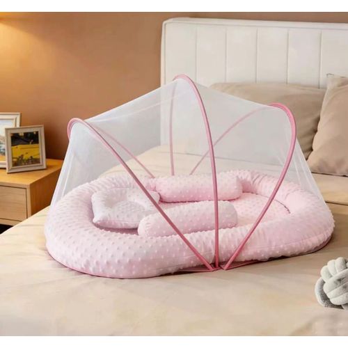 Nid pour bébé avec moustiquaire et ensemble oreiller