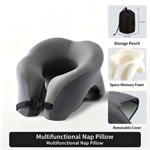 Oreiller de voyage en forme de U - Oreiller de voyage ergonomique pour le cou, fabriqué en mousse à mémoire de forme douce. (Copie)