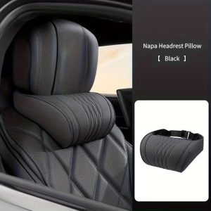 Oreiller de voyage pour voiture, coussin d'appui-tête pour siège auto, oreiller de soutien cervical