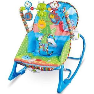 Transat Apaisant Pour Bébé Avec moustiquaire- Bleu (Copie)
