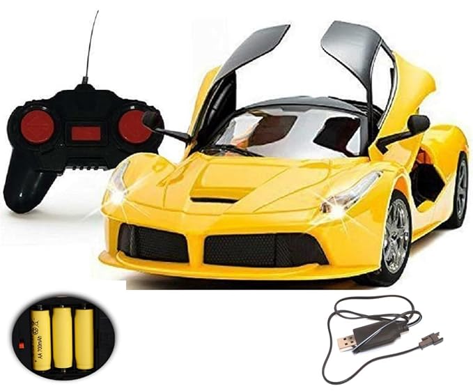 voiture de cascade électrique, Noël, Pâques, 3 à 9 ans, idée cadeau pour garçon Jaune